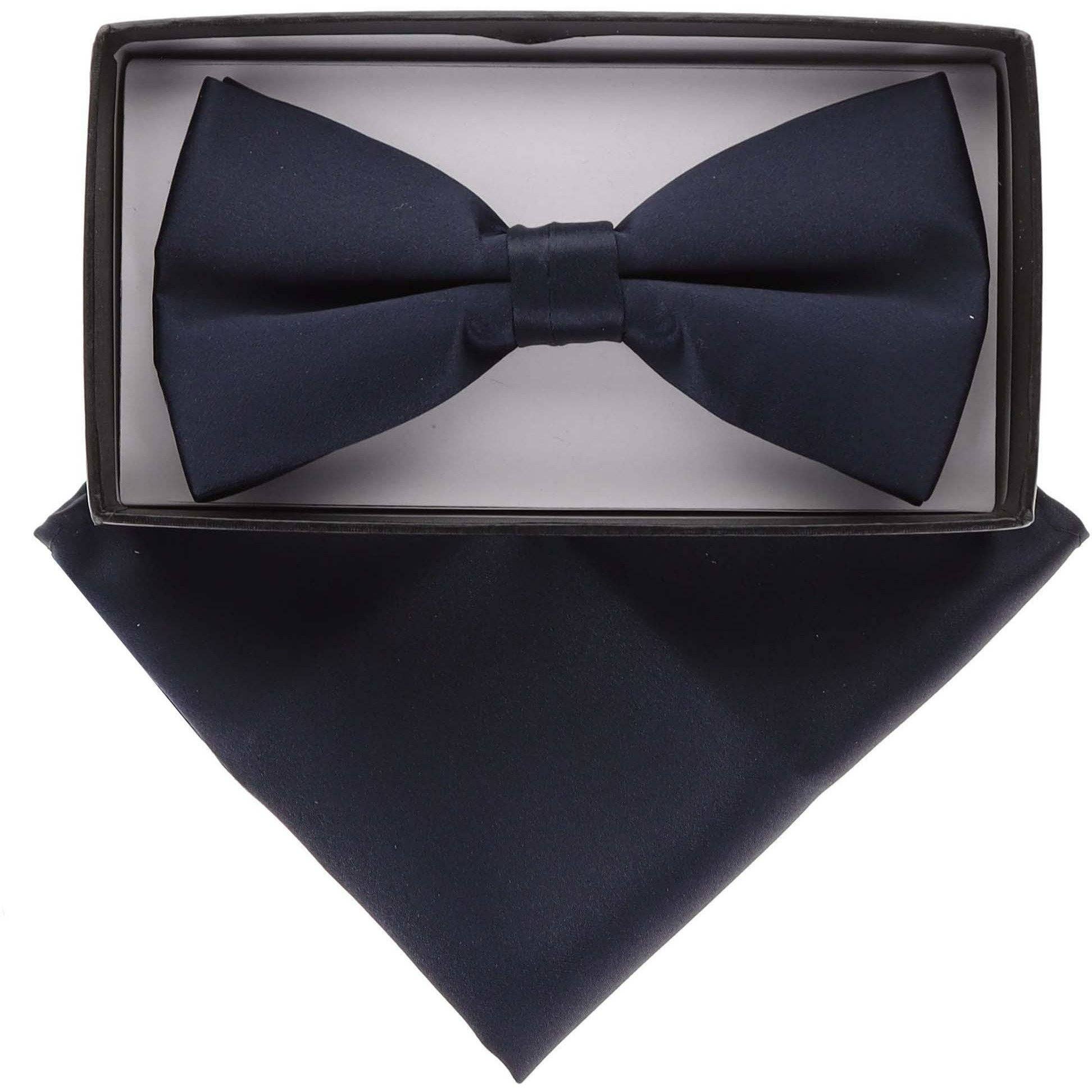 Vittorio Farina Classic Bow Tie & Pocket Square by Classy Cufflinks