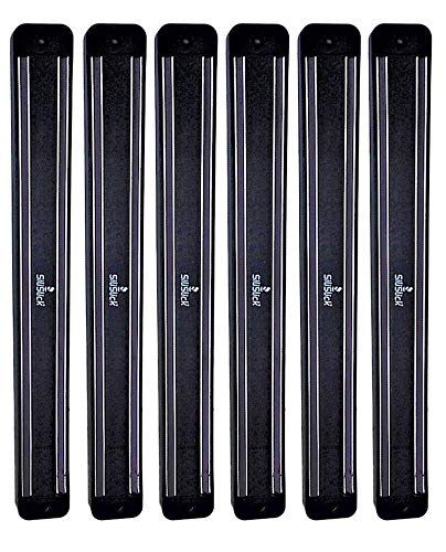 Magnetic Knife/Tool Rack - 6 Black