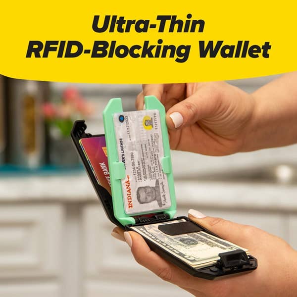 Slim Mint Wallet | Ultra-Thin | RFID-Blocking | Crush-Resist
