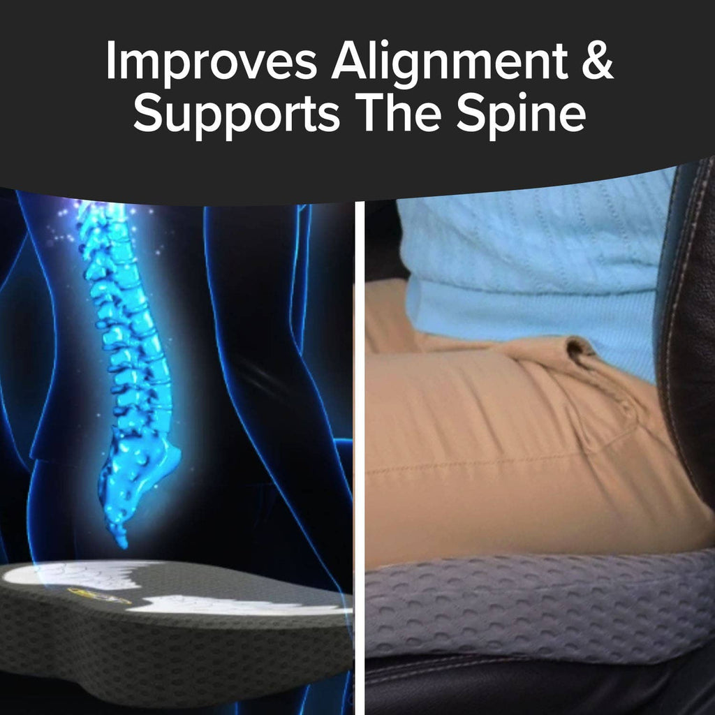 Memory Foam Auto Cushion Advanced Lumbar Breathable Washable