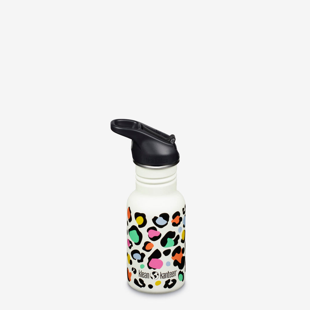 12 oz Classic Kid's Water Bottle with Flip Seal Sport Cap and Straw