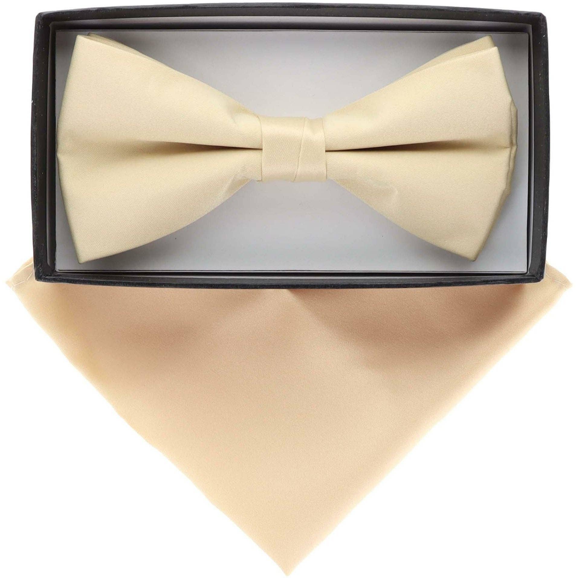 Vittorio Farina Classic Bow Tie & Pocket Square by Classy Cufflinks