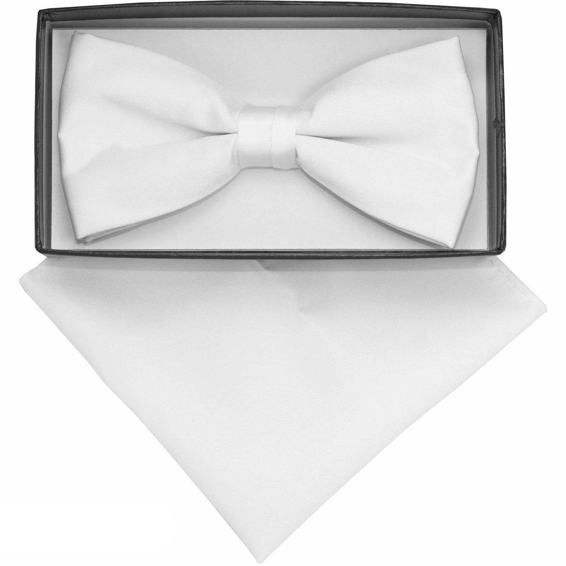Vittorio Farina Classic Bow Tie & Pocket Square by Classy Cufflinks