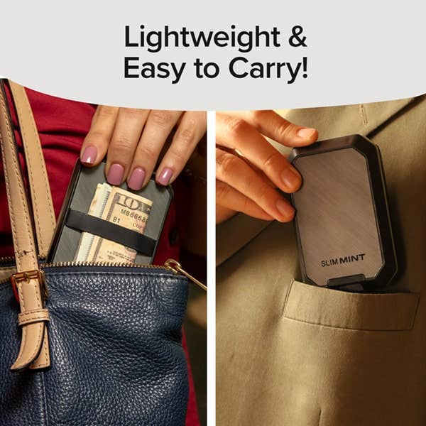 Slim Mint Wallet | Ultra-Thin | RFID-Blocking | Crush-Resist